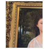 LR - Madonna and Child Reproduction Painting in Ornate Gold Frame