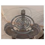 LR - Pair of Elegant Ashley Furniture Margilles Glass Top Side Tables