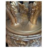 MB - Pair of Antique French Sèvres-Style Cobalt Blue Porcelain Candelabras