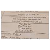 LR - World Market Armchairs Pair - Ikat Upholstery