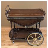 ML - Vintage Rolling Bar / Tea Cart / Trolley Cart