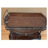 ML - Vintage Rolling Bar / Tea Cart / Trolley Cart