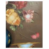 ML - M. H. Hwang Framed Floral Painting