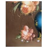 ML - M. H. Hwang Framed Floral Painting