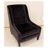 LR - Brown Micro Suede Armchair