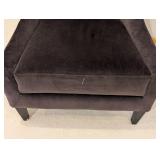 LR - Brown Micro Suede Armchair