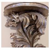 MB - Ornate Wall Shelf Corbel Acanthus Leaf Scroll