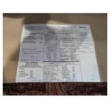 LR - Pier 1 Armchair & Matching Paisley Pattern Ottoman