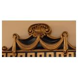 K - Gold & Black Wall Mirror - Greek Key Frame