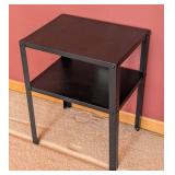 Small Black Metal Side Table