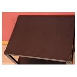 Small Black Metal Side Table