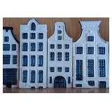 ML - KLM Delft House Collection - Delftware Miniature City Row by Bols for KLM Amsterdam