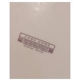 K - ZARA HOME Porcelain Floral Plates on Wall Rack - 2-Piece Display