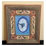 ML - Khatam Marquetry Persian Style Wall Clock