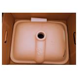 ML - KOHLER Caxton 2000-0 Rectangle Undermount Lavatory Sink - White, 20 x 15.5 in