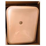 ML - KOHLER Caxton 2000-0 Rectangle Undermount Lavatory Sink - White, 20 x 15.5 in