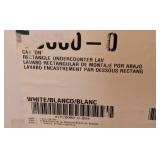 ML - Kohler Caxton 2000-0 Rectangle Undermount Lavatory Sink - White