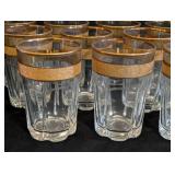 Pasabahce Gold Rim Glass Set - 12 Glasses