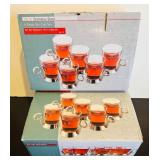 BR1 - Stainless Steel 6-Piece Tea Cup Set -  (2 Sets)