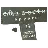 LL - Earthnected Apparel Floral Satin Dress - Pink/Navy - Size 14