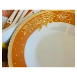 BR1 - Imperial MA.T Imperial Porcelain Tea Set - Teapot, Sugar Pot, 6 Cups & Saucers, Plates