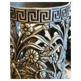 BR1 -Vintage Silver Plated Holder / Vintage Silver Plated Salt and Pepper / Wine Stand