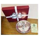 BR1 - Arthur Court Round Plate with Rope Edge - Boxed with Accessory & Certificate