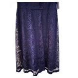 MBC - Eliza J Navy Lace Dress - Size 14, Knee-Length