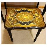 LL - Two-Piece Nesting Tables - Floral Inlay