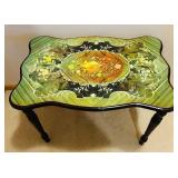 LL - Two-Piece Nesting Tables - Floral Inlay