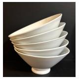 BR1 - Taste-ology Porcelain White Dinnerware - Pitcher, Bowls, Heart Dishes, Spiked Bowl