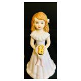 BR1 - Enesco Growing Up Birthday Girls Figurines (Lot of 3)