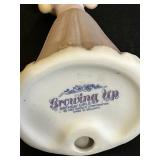 BR1 - Enesco Growing Up Birthday Girls Figurines (Lot of 3)