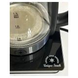 BR1 - Golden Star Imports Unique Touch Electric Kettle 1.7L Glass & Gooseneck Teapot - 2-Piece Set