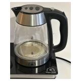 BR1 - Golden Star Imports Unique Touch Electric Kettle 1.7L Glass & Gooseneck Teapot - 2-Piece Set