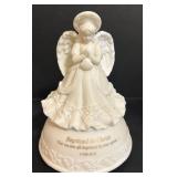 BR1 - Porcelain Angel Figurine Set: Mary & Baby Jesus, Angel, Baptized in Christ