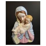 BR1 - Porcelain Angel Figurine Set: Mary & Baby Jesus, Angel, Baptized in Christ