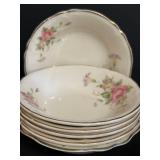 BR1 - Meritage Floral Bone China Dinnerware Set - Rose Pattern, 10 Inch Platter, Made in China