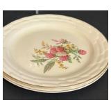 BR1 - Meritage Floral Bone China Dinnerware Set - Rose Pattern, 10 Inch Platter, Made in China
