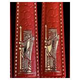 k - Two Vintage Persian Flatware Sets