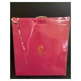 DR - Limoges Hand Painted Porcelain Tea Cups & 4-Inch Plate Set - Rose Bouquet, Gold Trim