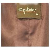 MBC - Vintage Kanteks 44 Navy Crocodile-Pattern Coat