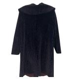 MBC - Vintage Kanteks 44 Navy Crocodile-Pattern Coat