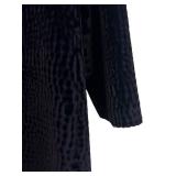 MBC - Vintage Kanteks 44 Navy Crocodile-Pattern Coat