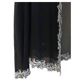MBC - JKARA New York Black Beaded Sheer Jacket - Size L