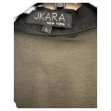 MBC - JKARA New York Black Beaded Sheer Jacket - Size L