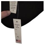 MBC - Elizabeth & Nicole - Black Knit Midi Dress XL with Crystal Chain Belt, NWT