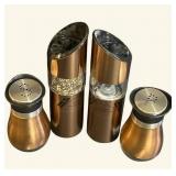 DR - Copper Salt & Pepper Mills Set - 4 Pcs