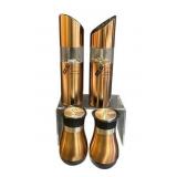 DR - Copper Salt & Pepper Mills Set - 4 Pcs