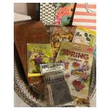 LL - Floral Ceramic Platter - Large Serving Plate & Mixed Tableware